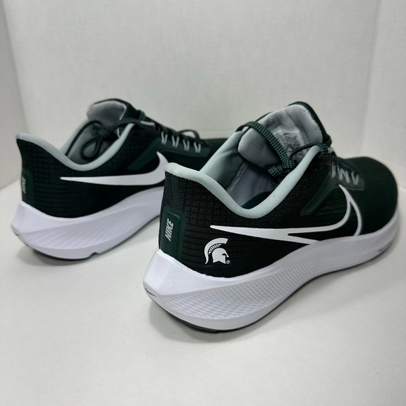 New Nike Men’s 10.5 Air Zoom Pegasus 39 Michigan State Spartans Green White - Picture 6 of 12
